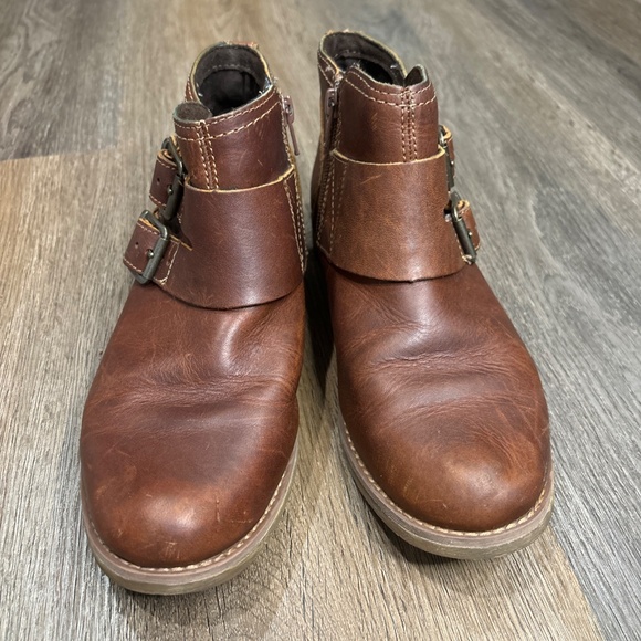 Timberland Boots Women’s 6.5 Earthkeeper Savin Hill Double-Buckle Ankle Y2K Boho - Picture 6 of 14